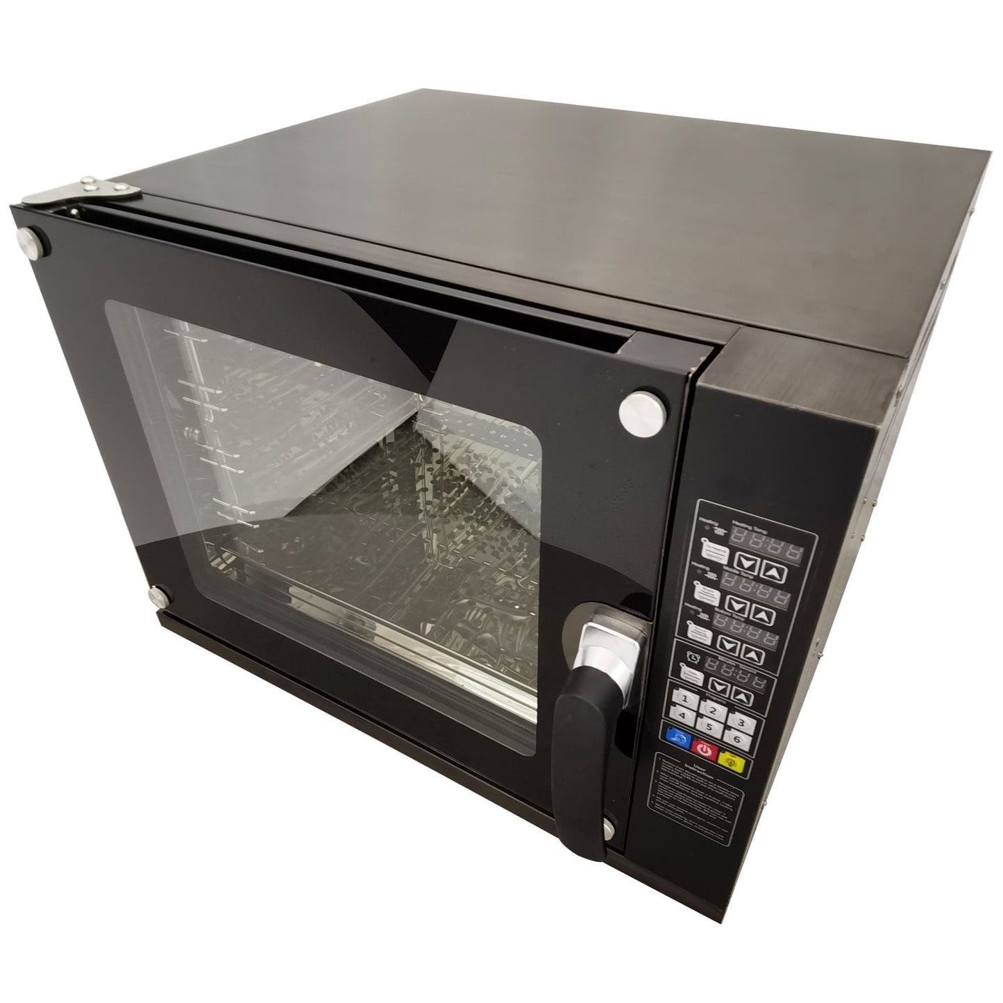60L Commercial Countertop Convection Spray Oven 4 Racks Hot Air Circulation Electric Oven 220V