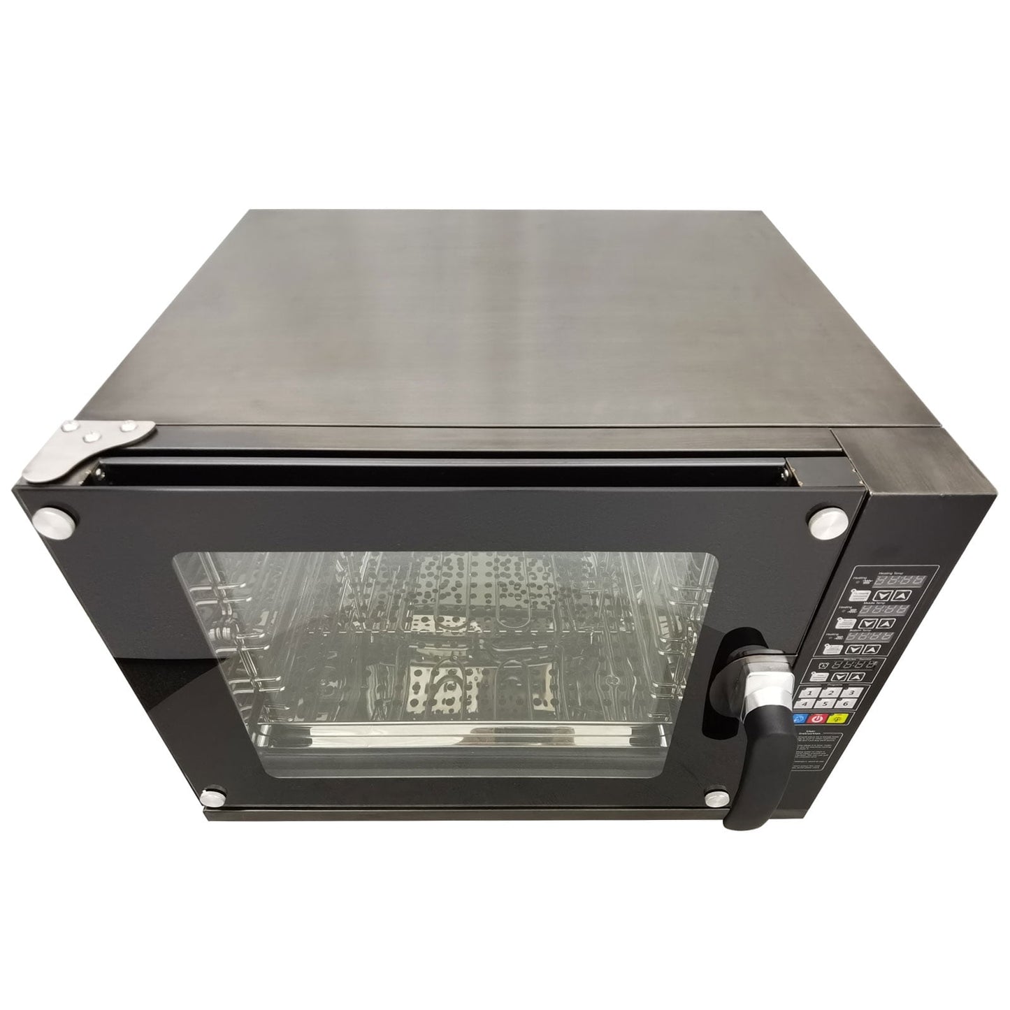 60L Commercial Countertop Convection Spray Oven 4 Racks Hot Air Circulation Electric Oven 220V
