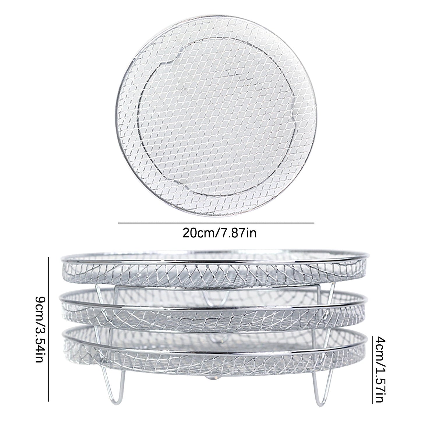 Air Fryer Toaster Oven Fryer Basket – Replacement Accessory, Perfect for Frying and Crisping, Durable and Easy to Use, Fits Most Toaster Ovens, Essential for Cooking, Baking, and Roasting