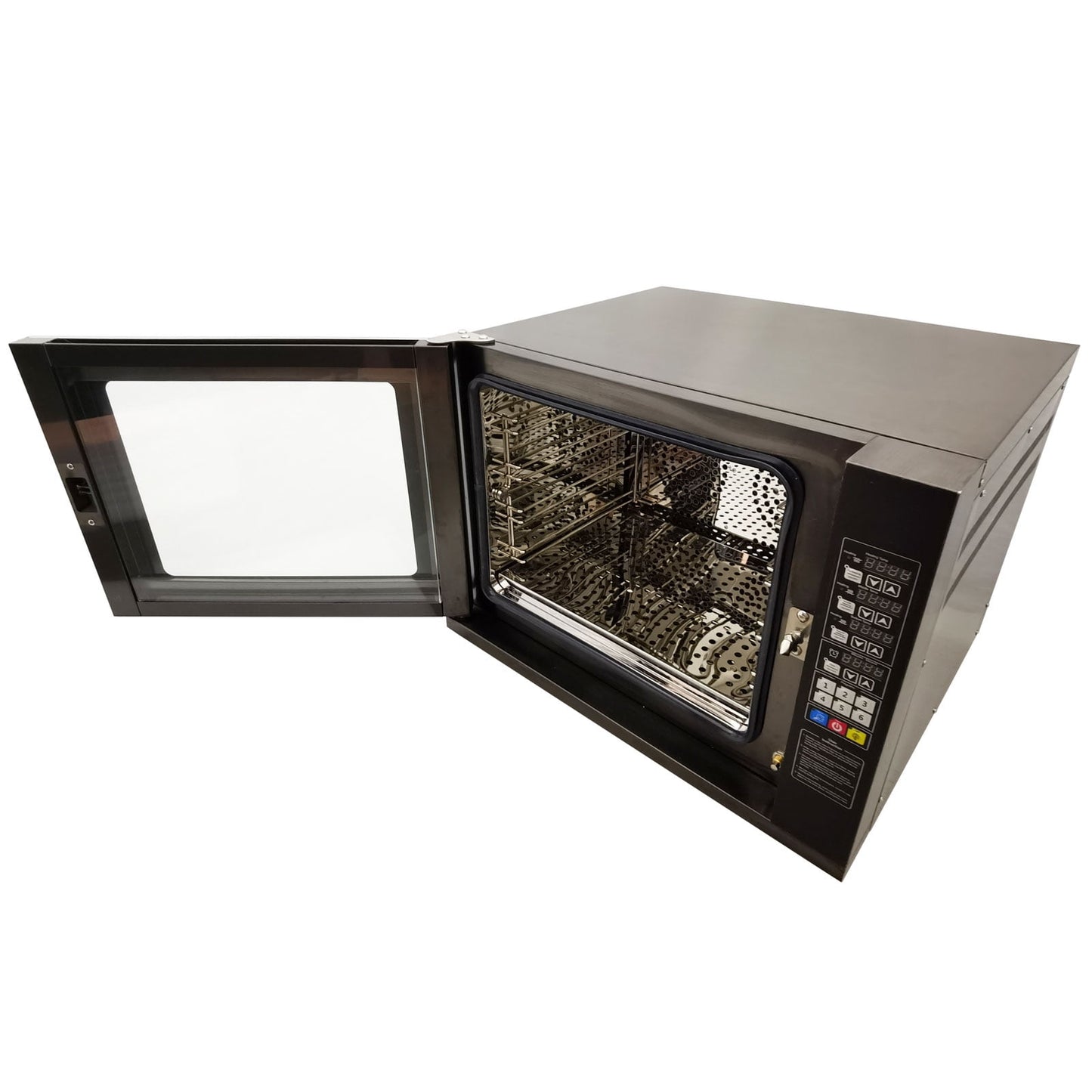 60L Commercial Countertop Convection Spray Oven 4 Racks Hot Air Circulation Electric Oven 220V