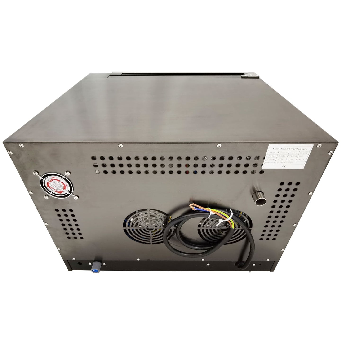 60L Commercial Countertop Convection Spray Oven 4 Racks Hot Air Circulation Electric Oven 220V