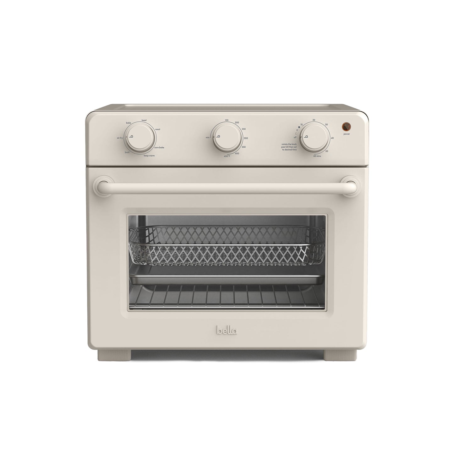 bella 6-Slice Toaster Oven, Oatmilk