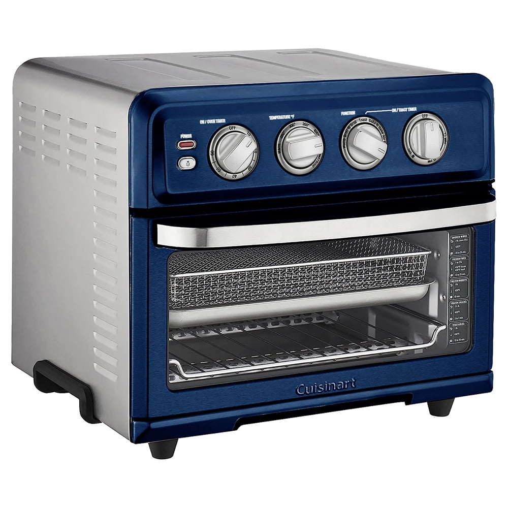 Cuisinart TOA-70NV AirFryer Toaster Oven with Grill, Navy Blue Bundle with 1 YR CPS Enhanced Protection Pack
