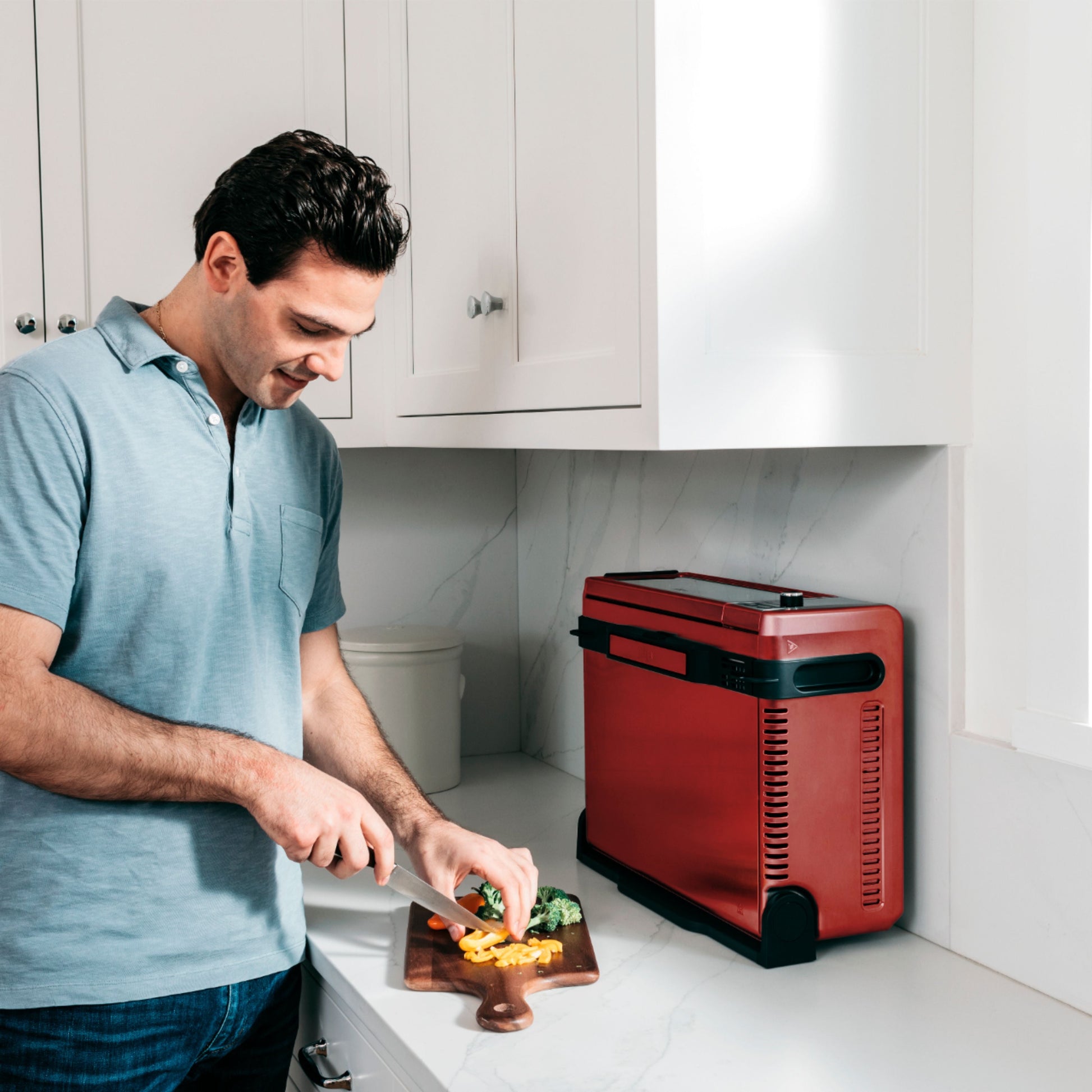 Restored Ninja SP101 Foodi 8in1 Digital Air Fry, Large Toaster Oven (Cinnamon) (Refurbished)