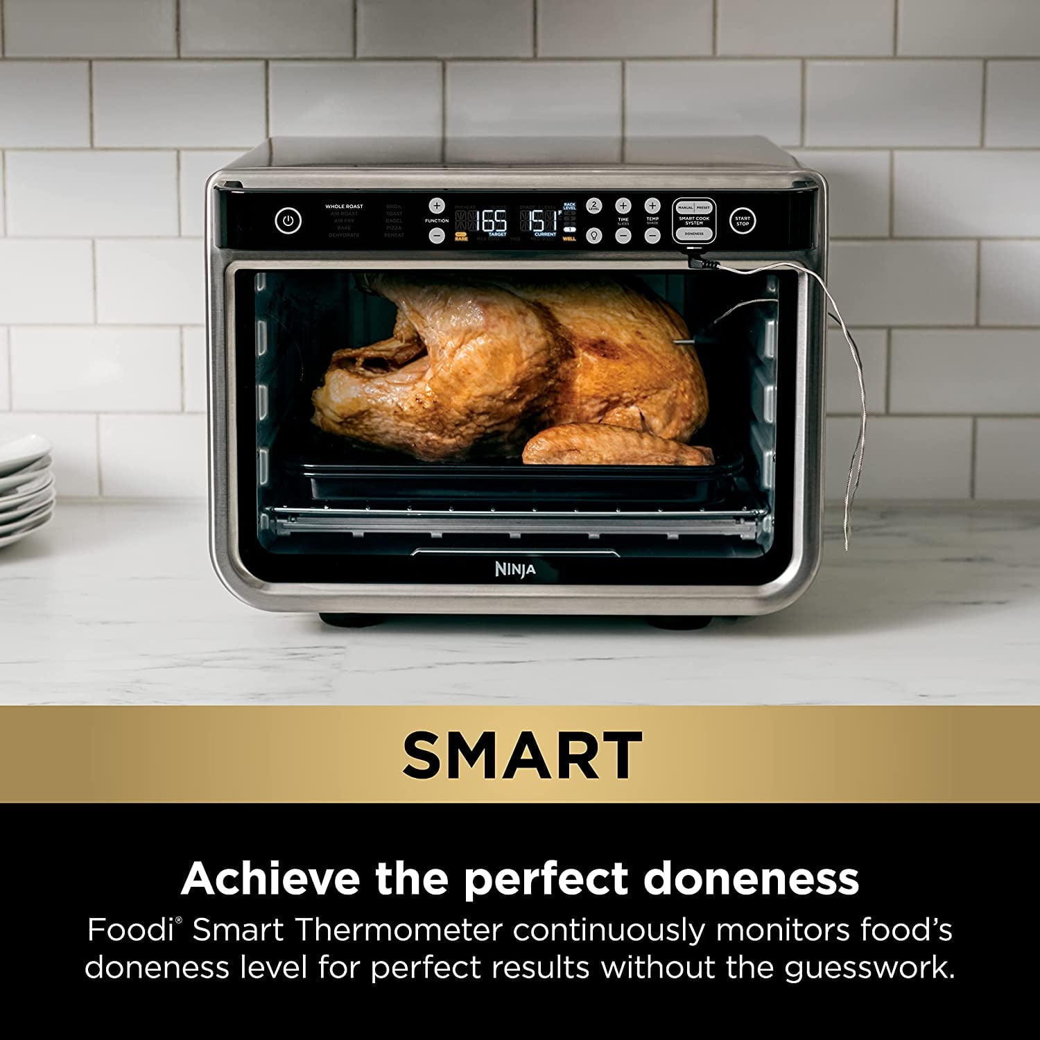 Restored Ninja DT251 Foodi 10-in-1 Smart XL Air Fry Oven (Refurbished)
