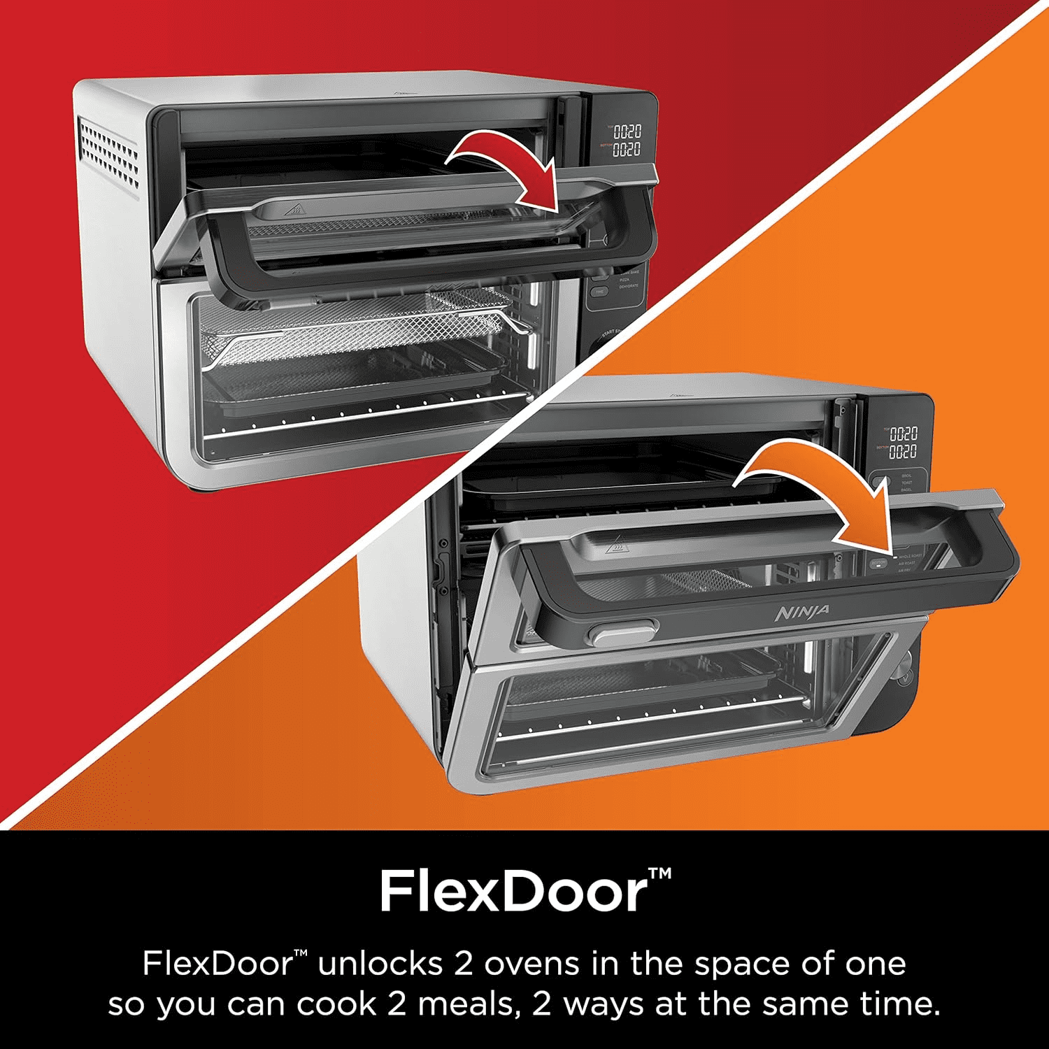 Ninja 1800 W 12-in-1 Double Oven