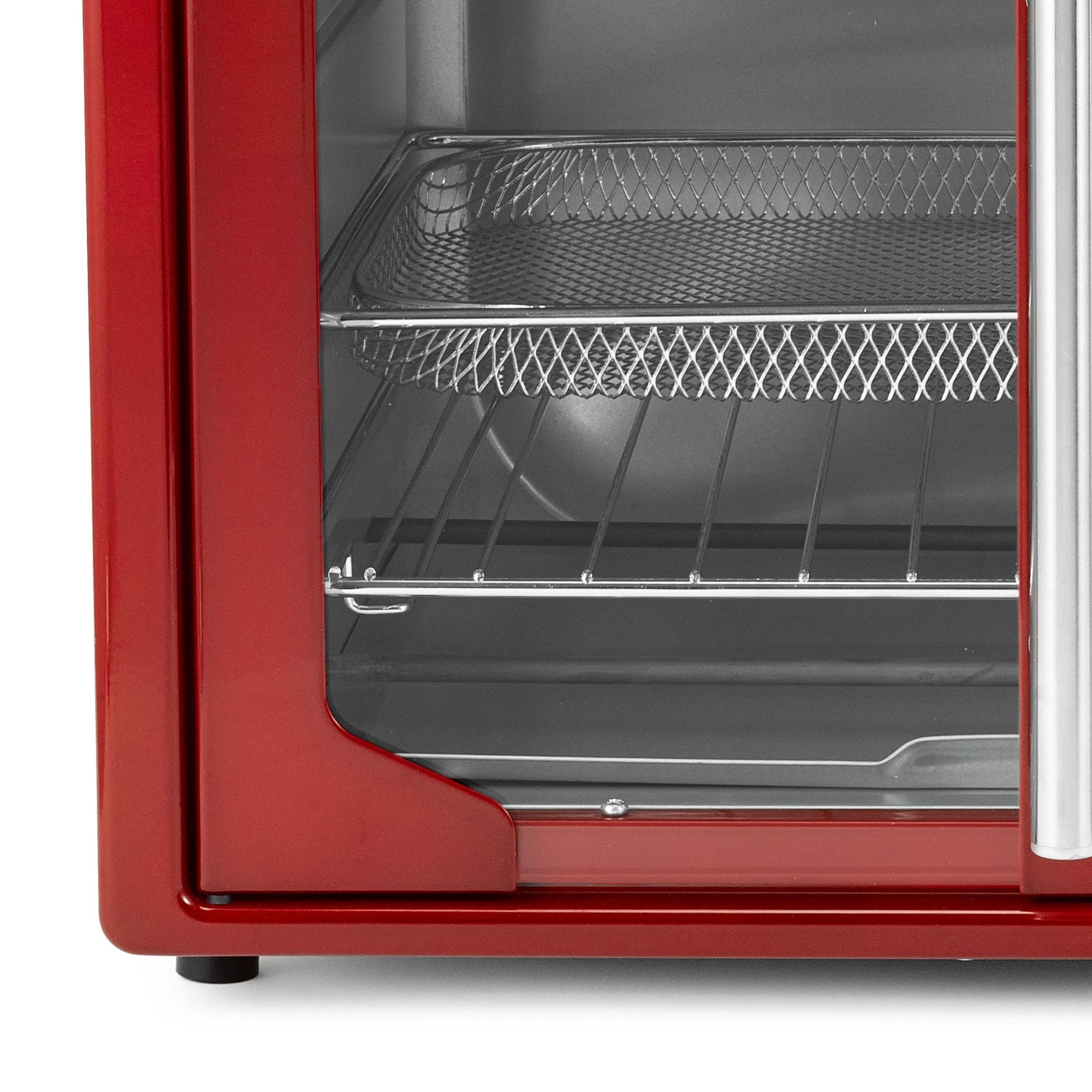 Oster French Door Turbo Convection Toaster Oven w/Extra Large Interior, Red