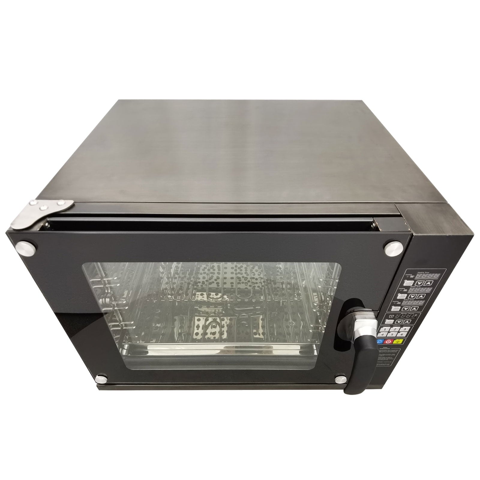 60L Commercial Countertop Convection Spray Oven 4 Racks Hot Air Circulation Electric Oven 220V