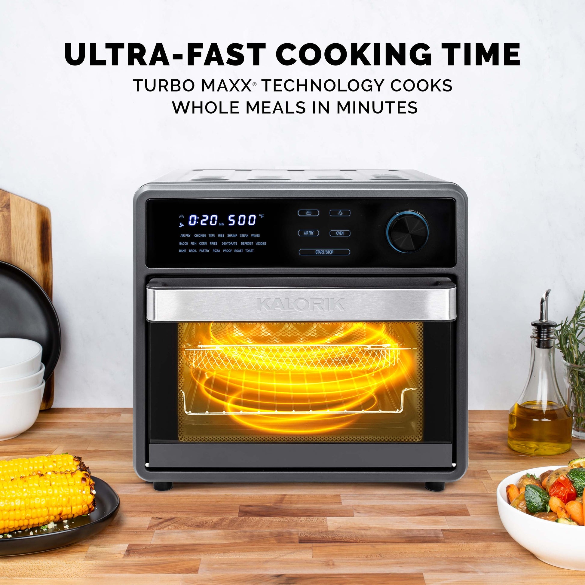 Kalorik MAXX® 16-Qt Touch Air Fryer Oven - Black (AFO 47804 BK)