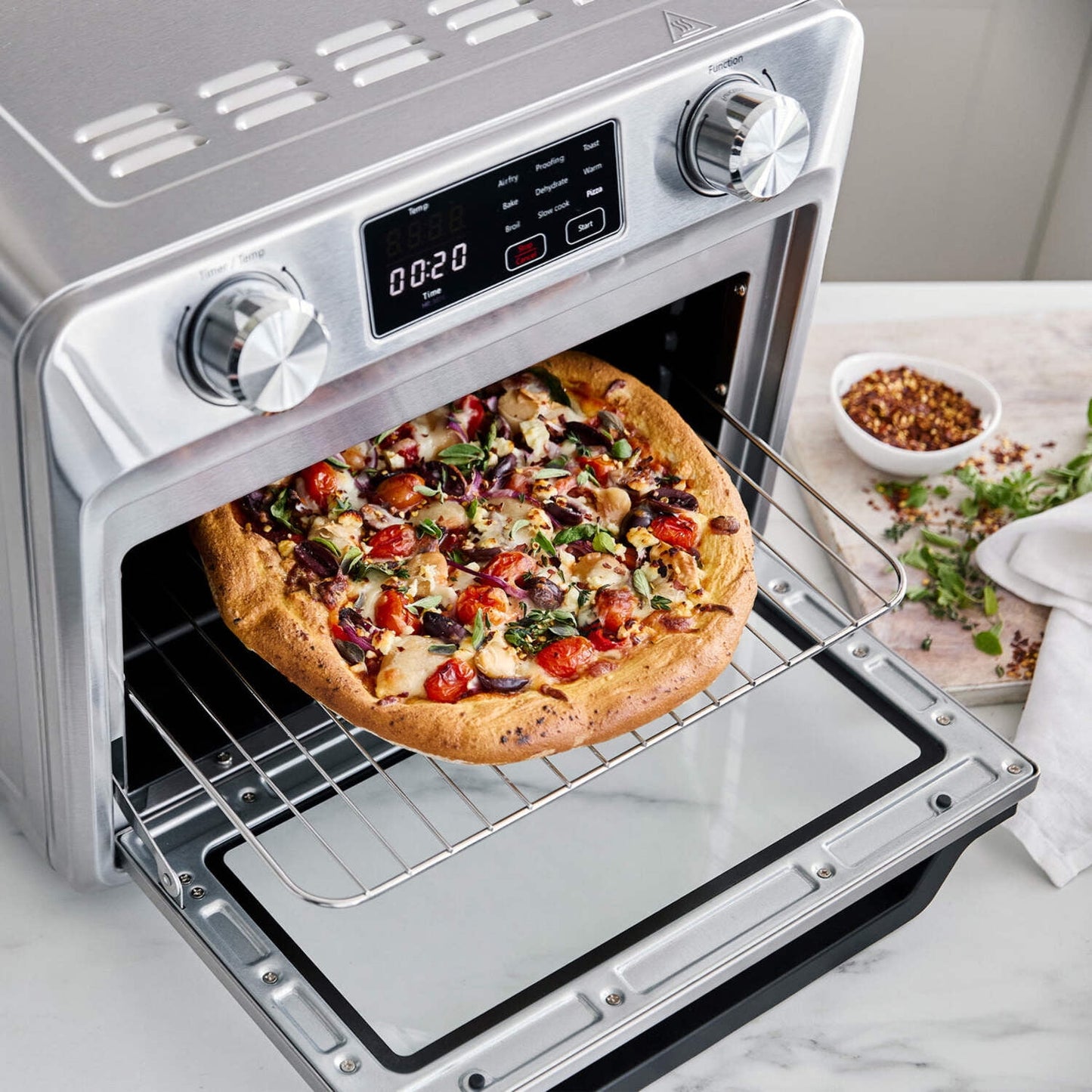GreenPan Bistro 9-in-1 Air Fry Toaster Oven