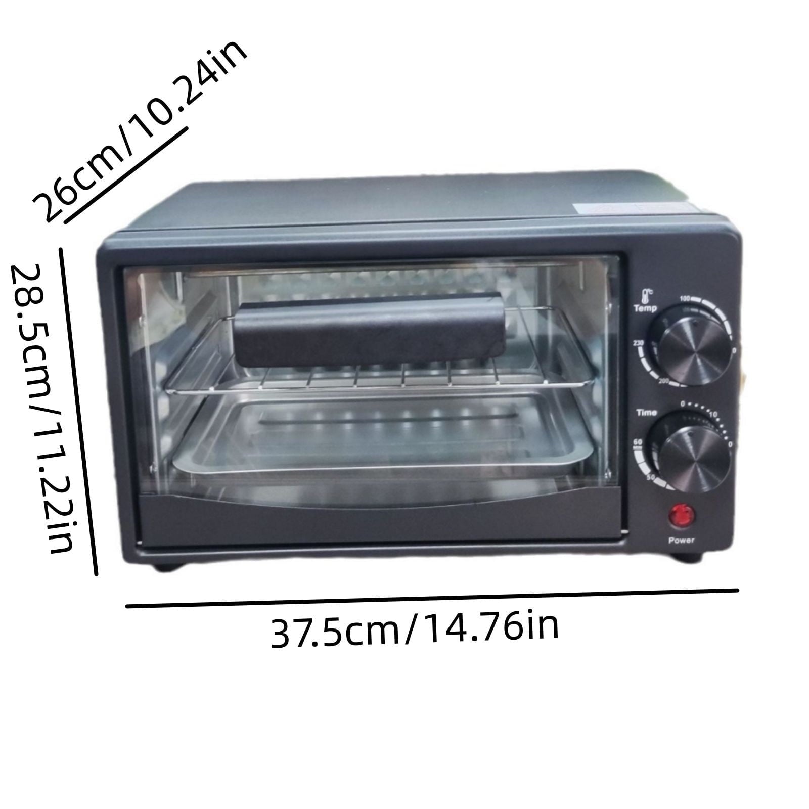 Microwave Oven Clearance! Export 13l Visual Multi-Functional Household Small Electric Oven Fryer Baking Machine Steam Oven Baking Oven, Baking Oven Pan