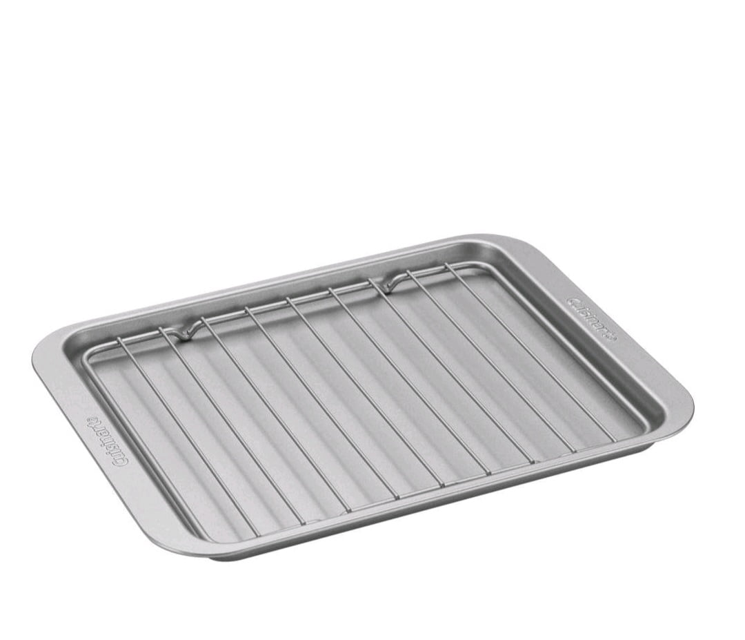 Cuisinart Chef's Classic Non-Stick Toaster Oven Broiler Pan with Rack AMB-TOBPRKT