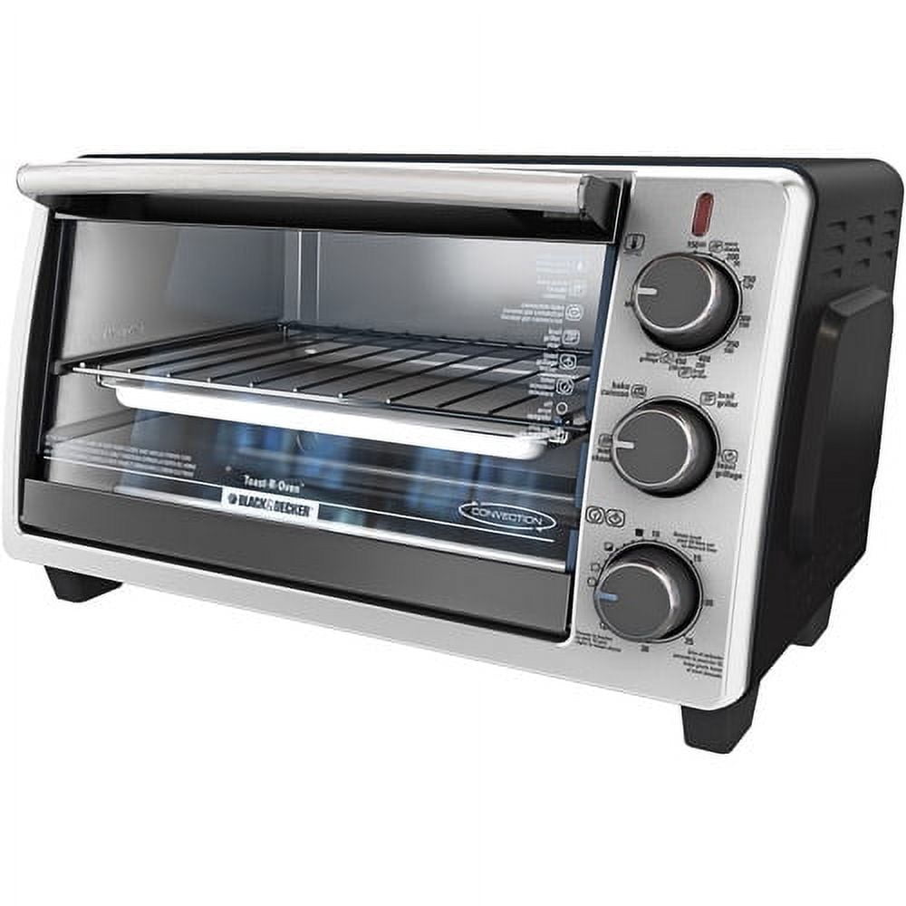 BLACK+DECKER 6-Slice Toaster Oven, Black, TO1950SBD