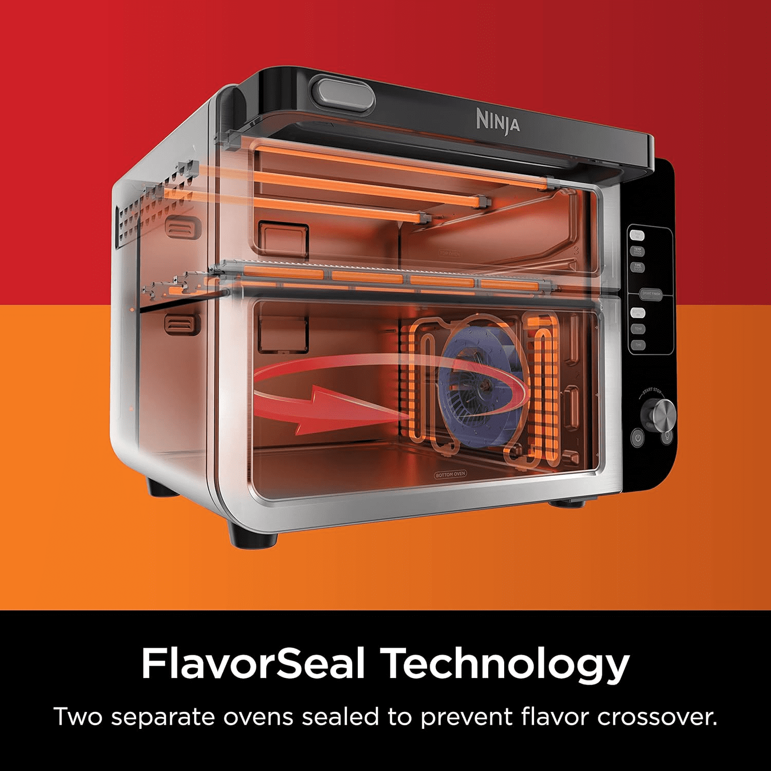 Ninja 1800 W 12-in-1 Double Oven