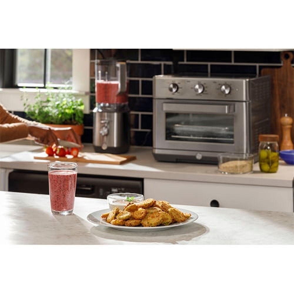 GE® Mechanical Air Fry 7-in-1 Toaster Oven - Model G9OAABSSPSS and Stainless Steel Color