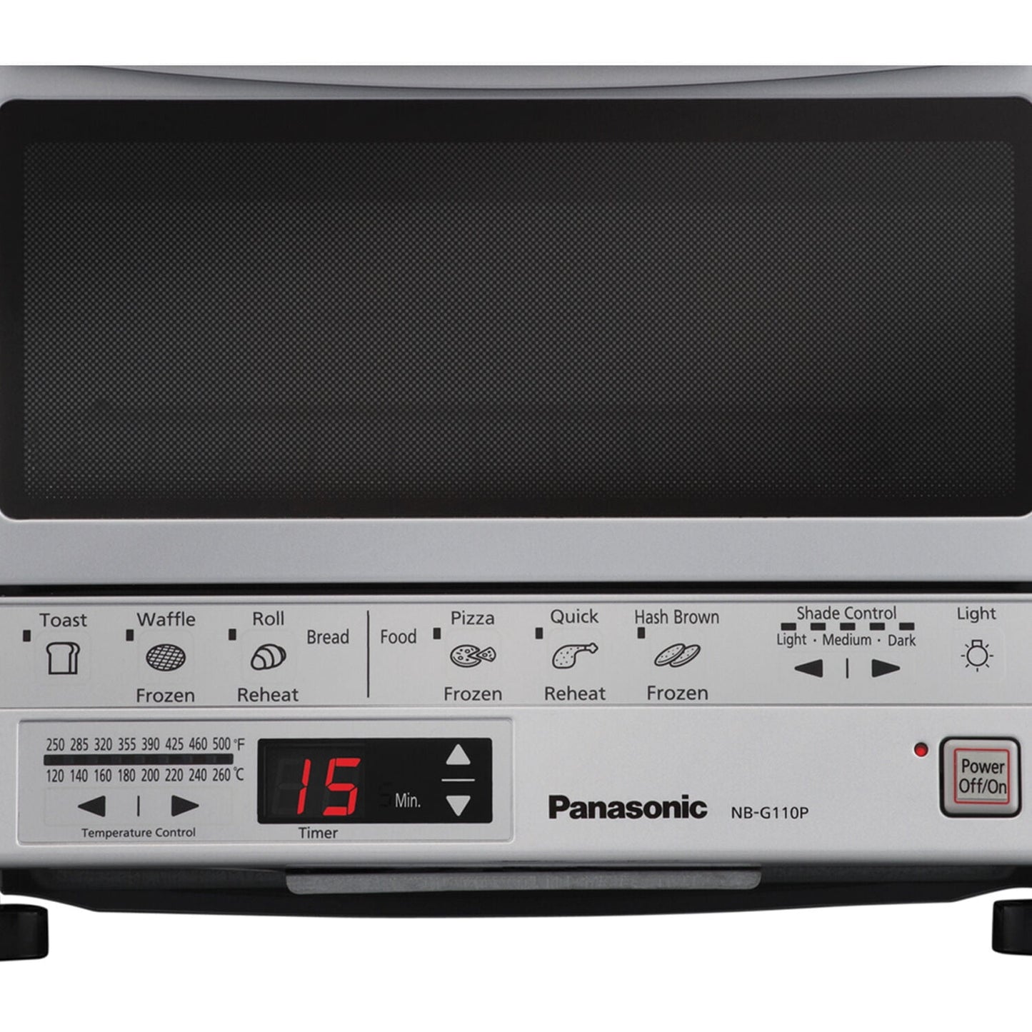 Panasonic FlashXpress Silver Toaster Oven in Silver