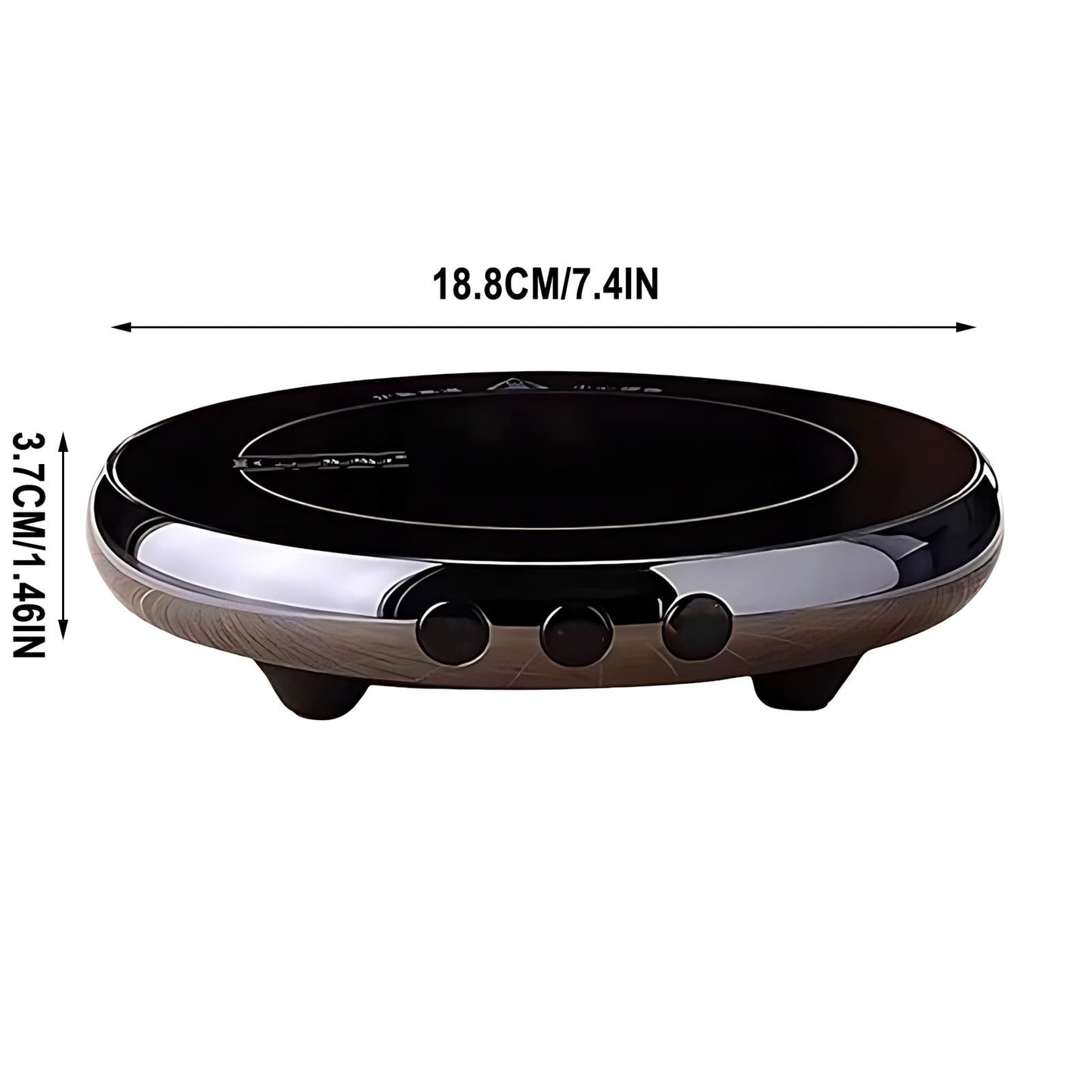 DELESYS Thin Electric Oven Electric Oven Tea Oven with Grill Net Can Bake Food, Electric Pottery Stove*1+Grill Net *1