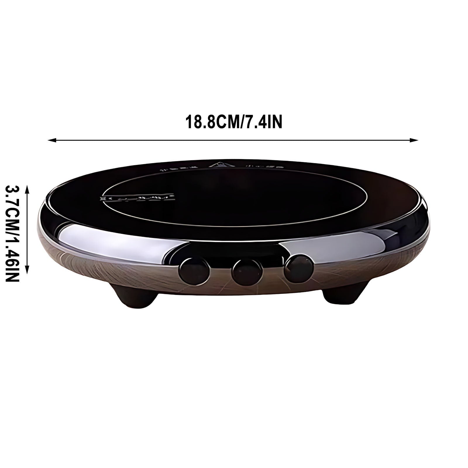 DELESYS Thin Electric Oven Electric Oven Tea Oven with Grill Net Can Bake Food, Electric Pottery Stove*1+Grill Net *1