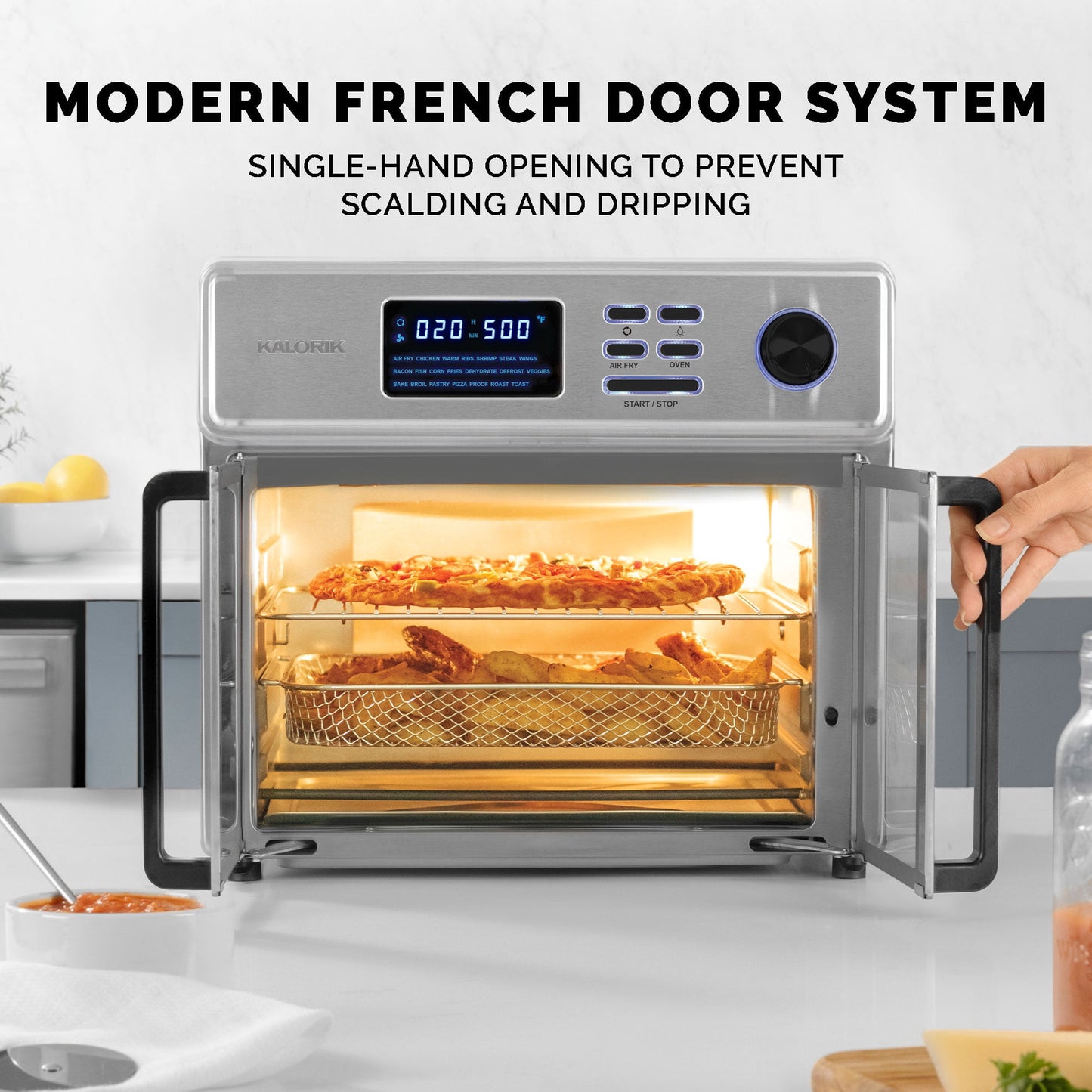 Kalorik Maxx Complete 26 Quart Digital Air Fryer Oven AFO 50253 OW