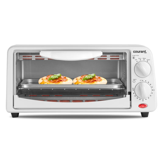 COURANT COMPACT TOASTER OVEN 650W, WHITE