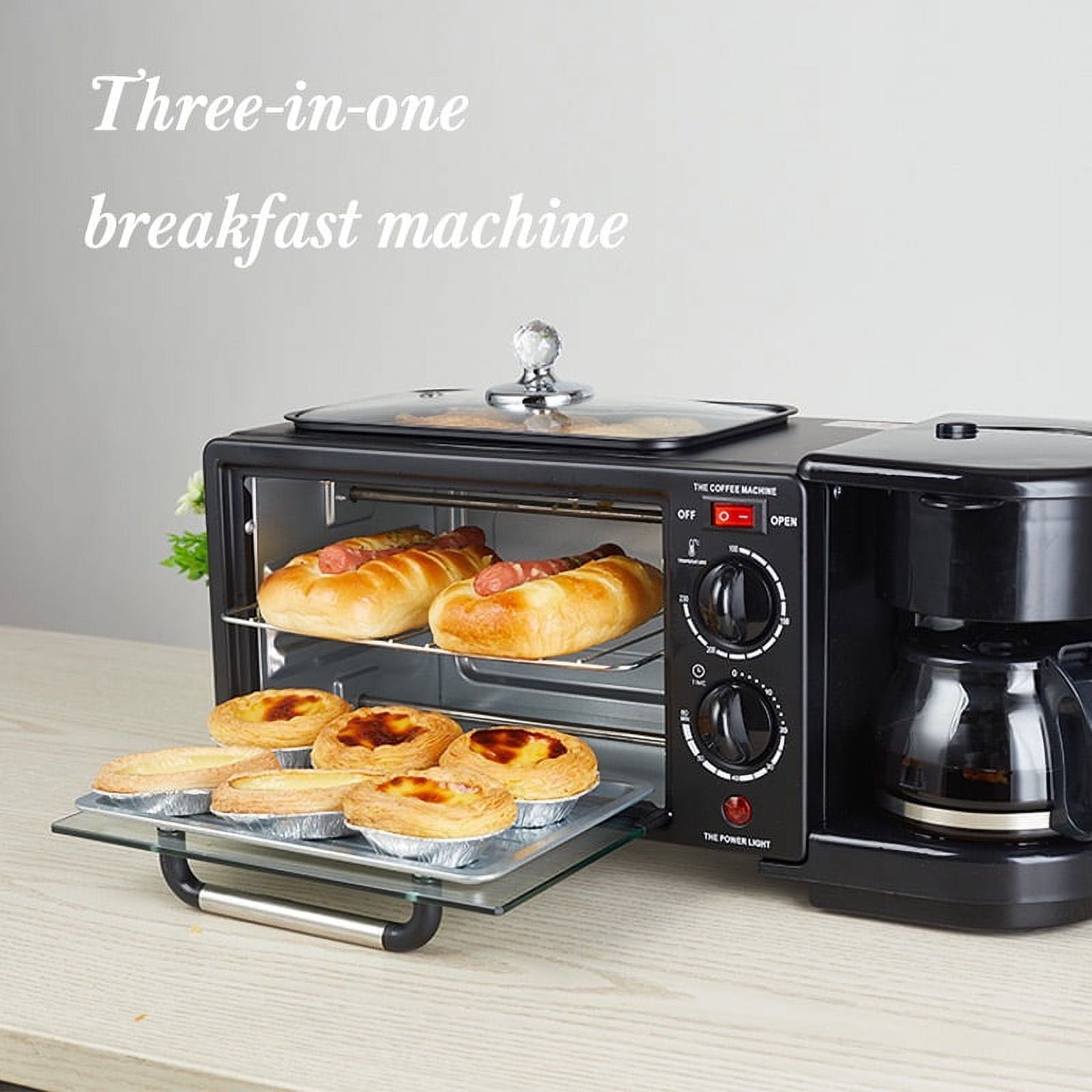 Mia 9 L Black Toaster Oven