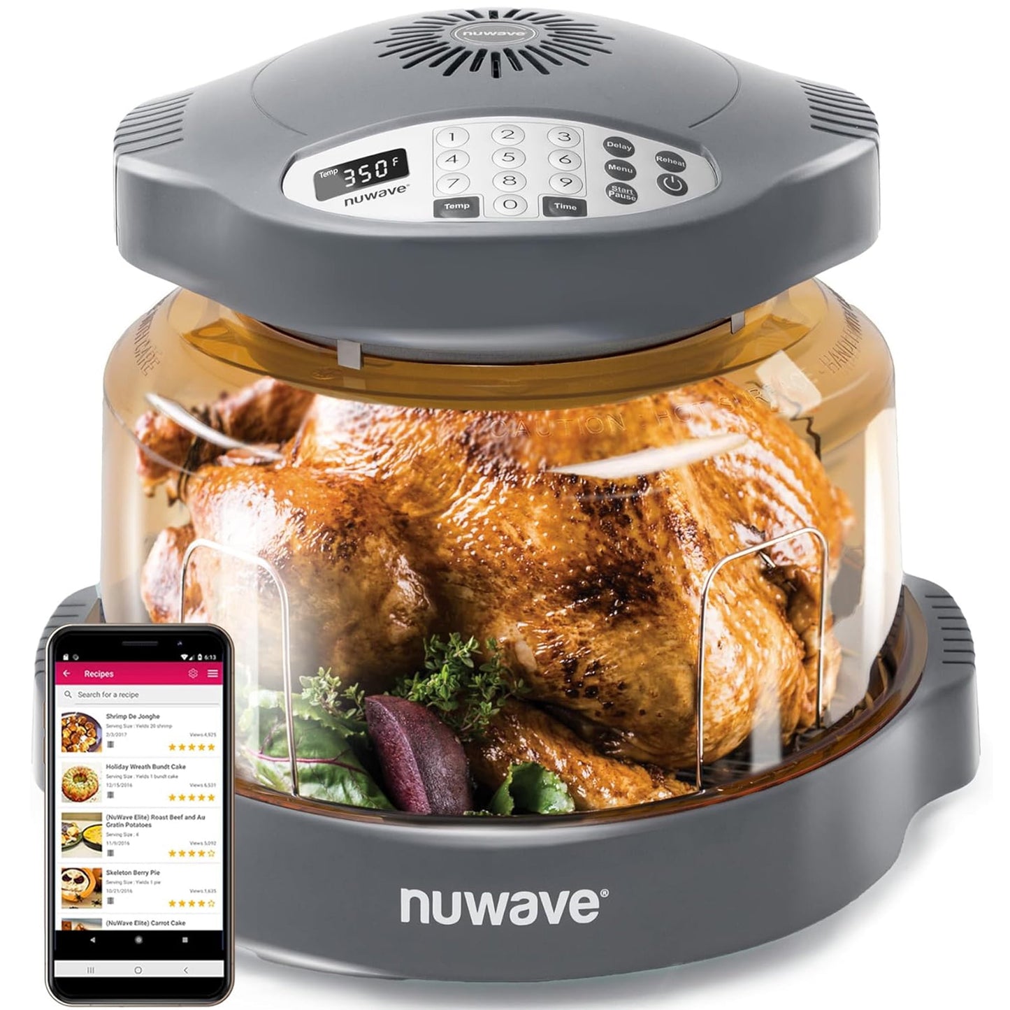 NuWave Pro Plus 2 Air Fryer, Black