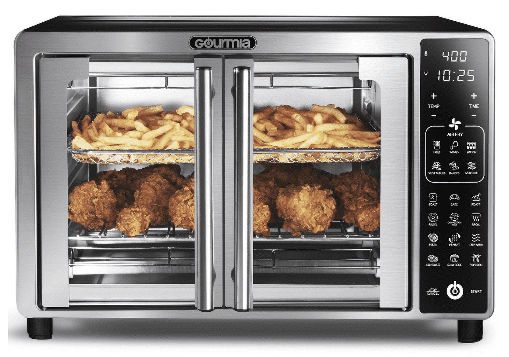 Gourmia Digital Air Fryer Toaster Oven with Single-Pull French Doors, GTF7465