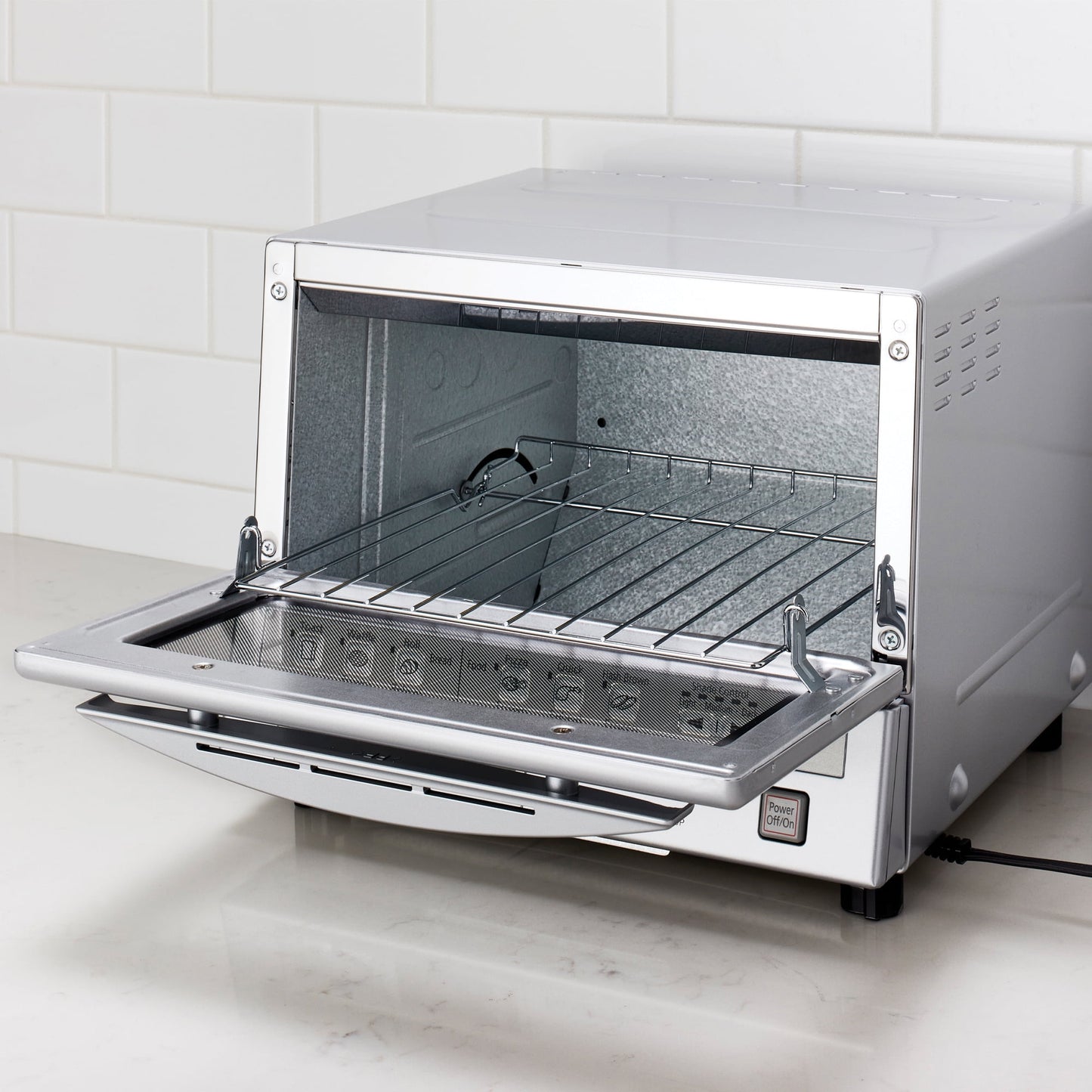 Panasonic FlashXpress Silver Toaster Oven in Silver