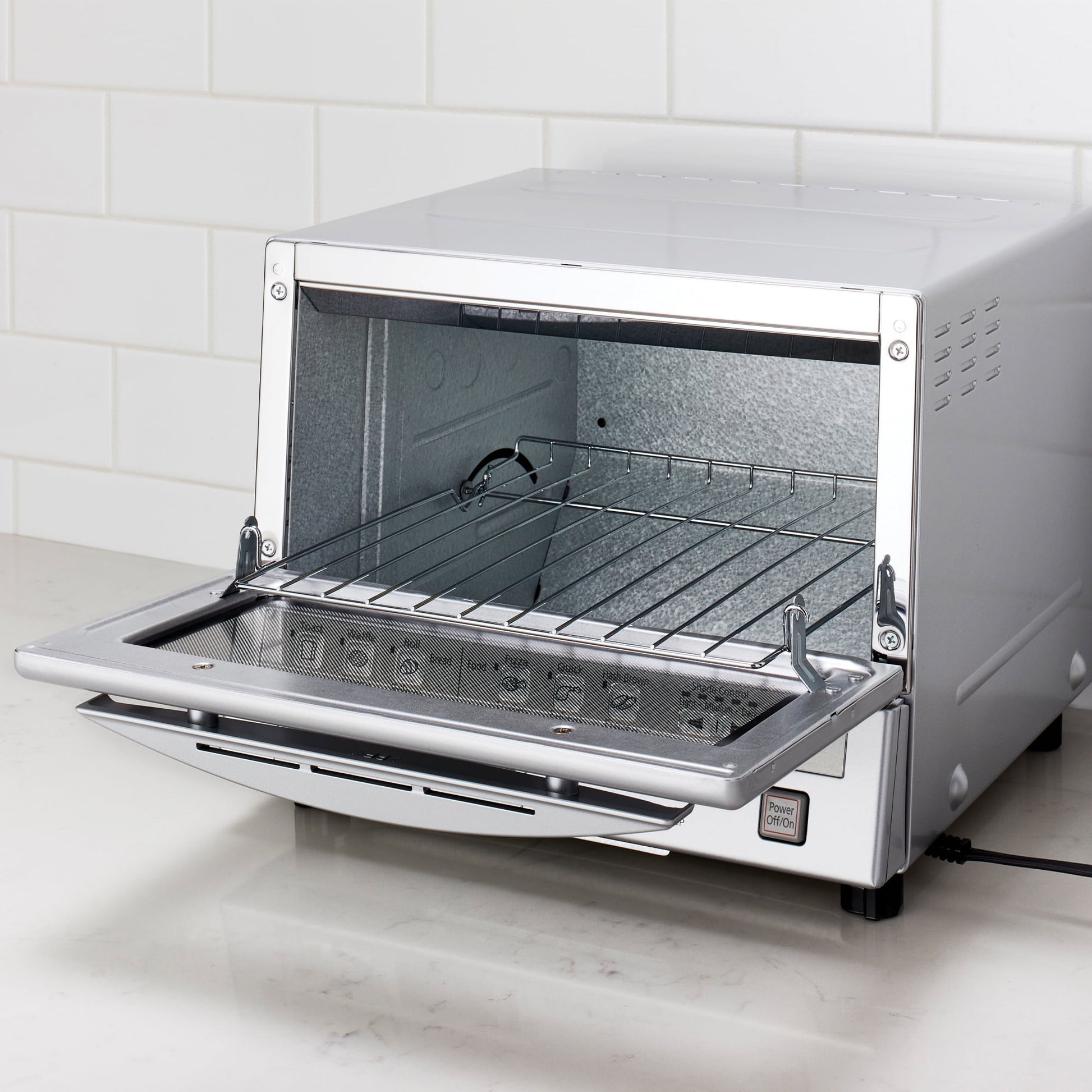 Panasonic FlashXpress Silver Toaster Oven in Silver