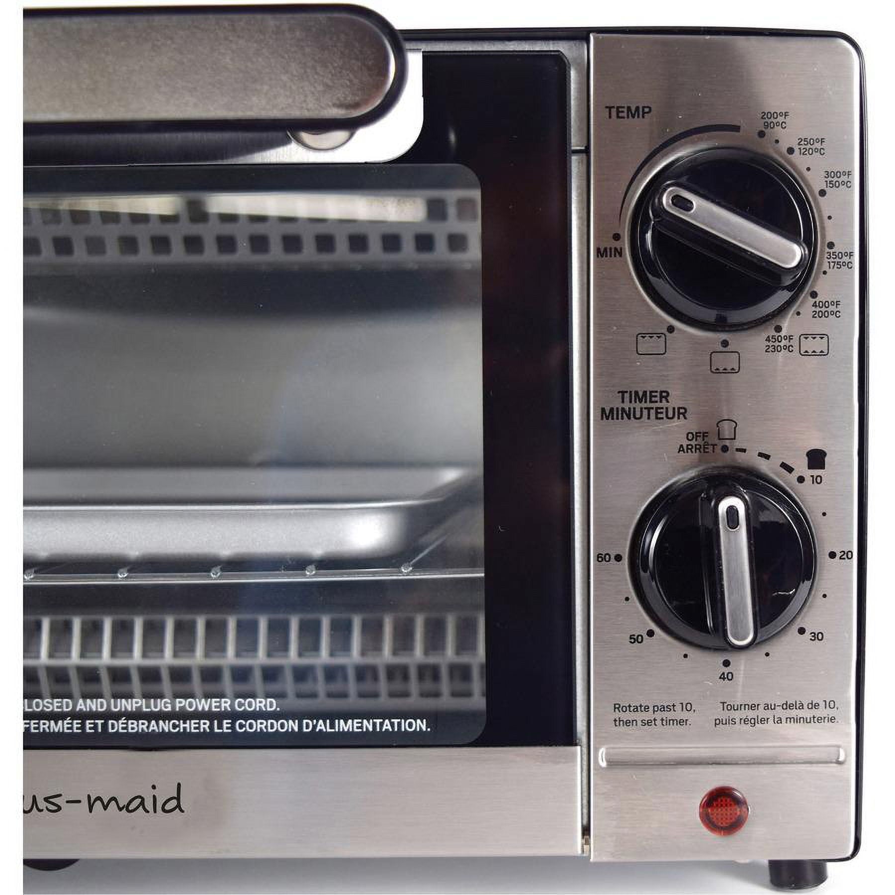 RDI Toaster Oven - Toast, Bake, Broil, Bake - Gray