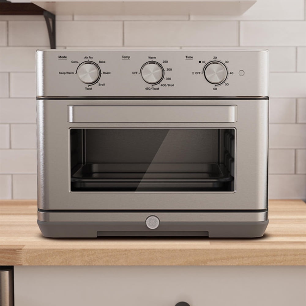 GE® Mechanical Air Fry 7-in-1 Toaster Oven - Model G9OAABSSPSS and Stainless Steel Color