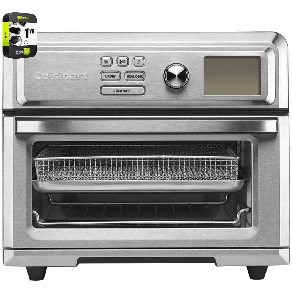 Cuisinart TOA-65 Digital AirFryer Toaster Oven with Intuitive Programming Options Bundle with 1 Year Extended Protection Plan