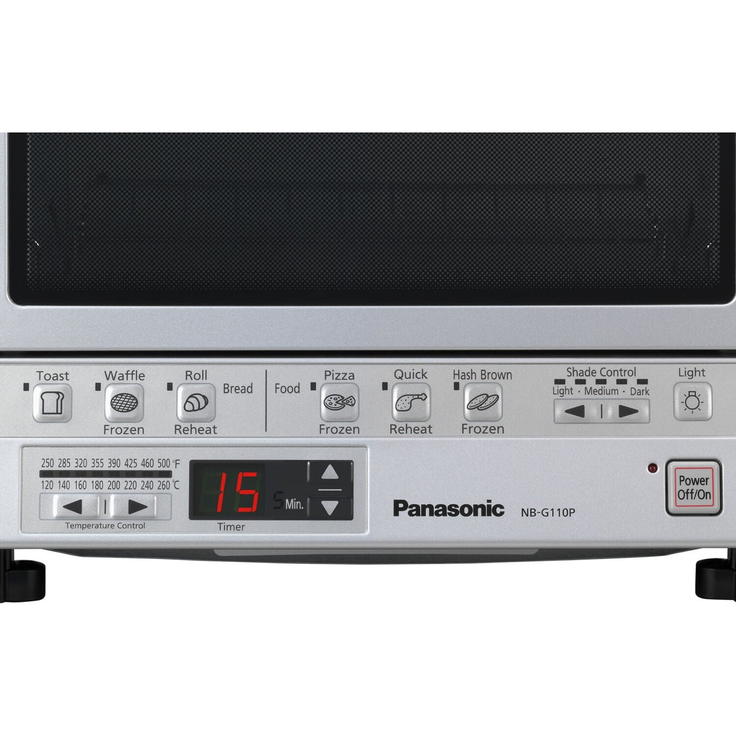 Panasonic FlashXpress Silver Toaster Oven in Silver