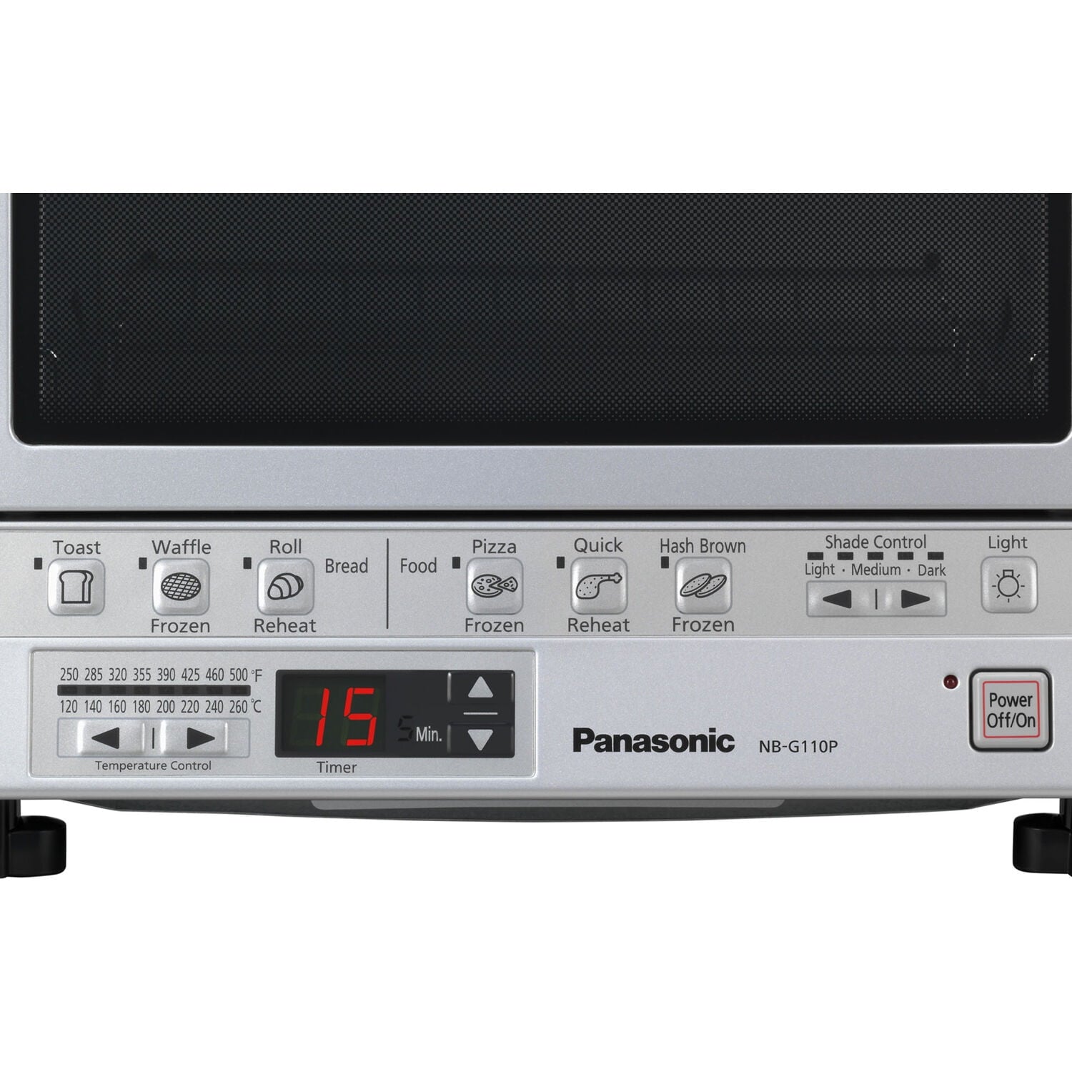 Panasonic FlashXpress Silver Toaster Oven in Silver