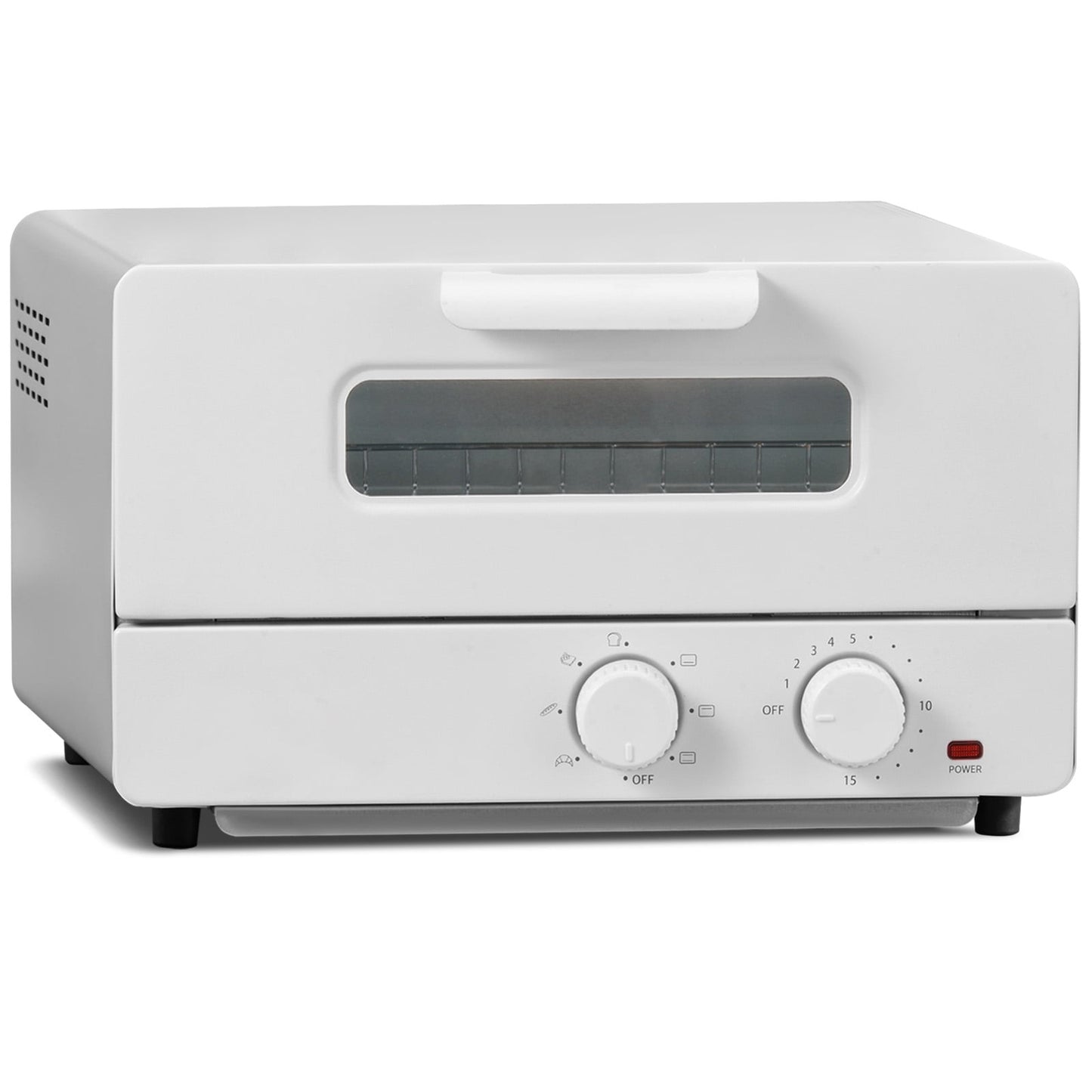 KFFKFF 1300W 7-Mode 12L Steam Oven Toaster Oven 5-in-1 Countertop Convection Oven
