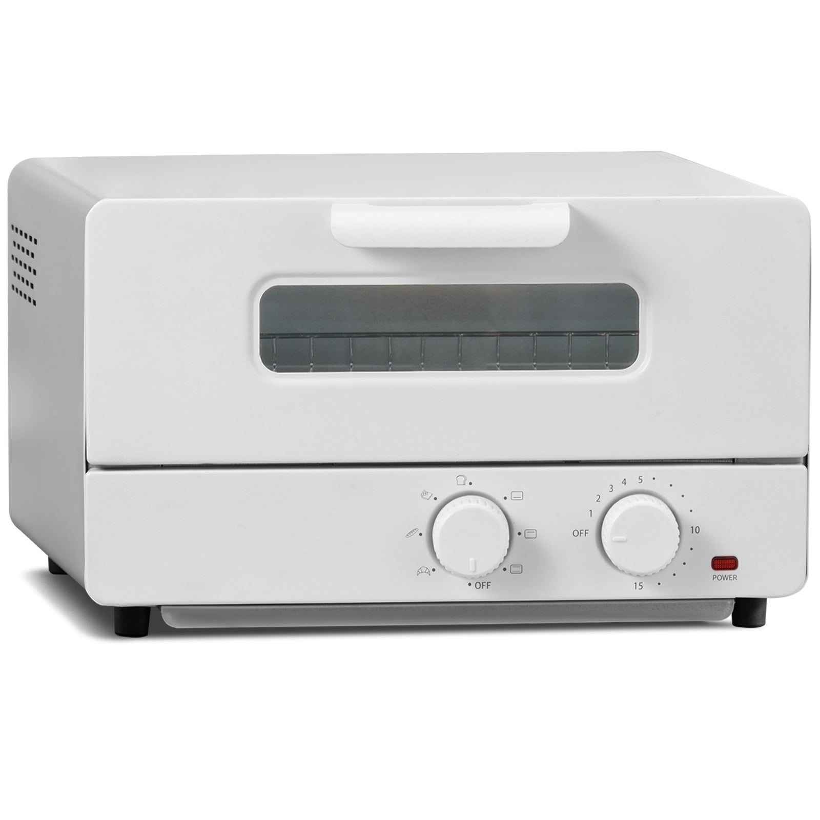 KFFKFF 1300W 7-Mode 12L Steam Oven Toaster Oven 5-in-1 Countertop Convection Oven