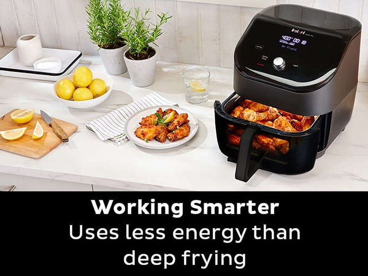 Instant Pot Vortex Plus Air Fryer with ClearCook, 6QT, Black