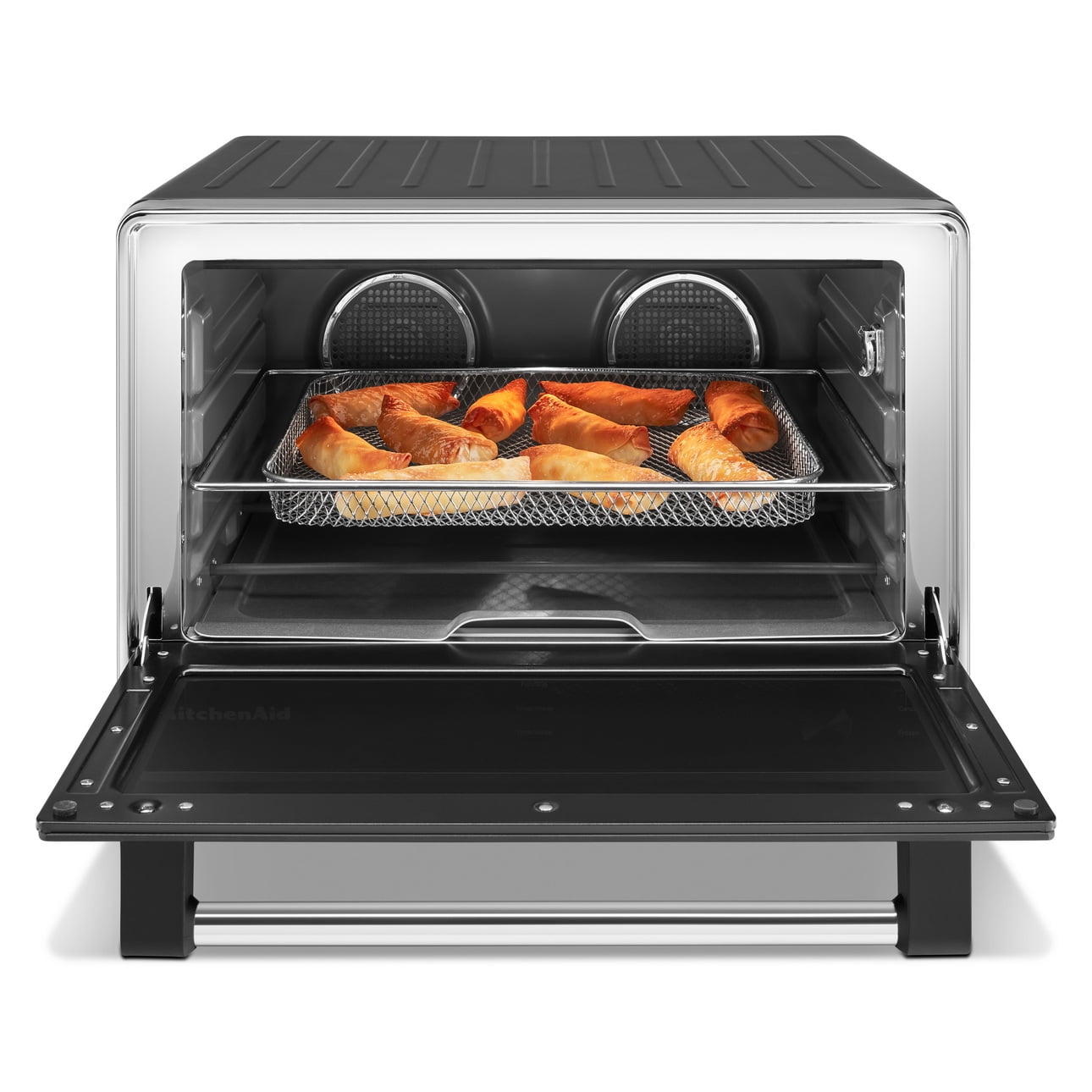 KitchenAid Dual Convection Countertop Oven with Air Fry and Temperature Probe, Black Matte, KCO224BM